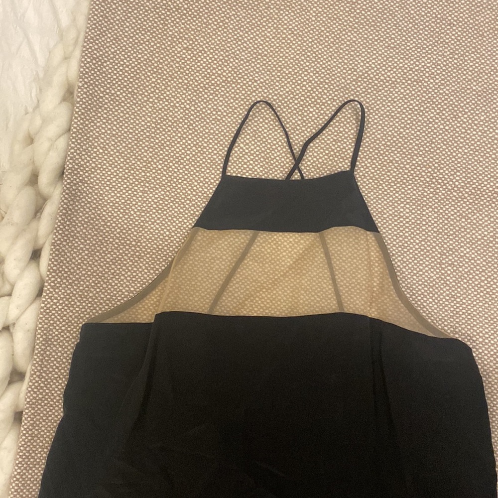 Black high neck CAMI NYC tank - Picture 3 of 6